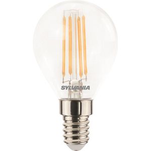 Sylvania - Kogelvormige Led Lamp - Warm Wit - E14 - Filament - 4,5W