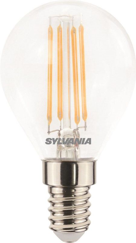 Sylvania - Kogelvormige Led Lamp - Warm Wit - E14 - Filament - 4,5W