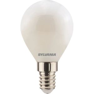 Sylvania - Kogelvormige LED Lamp - Warm Wit - E14 Fitting - Matte Coating