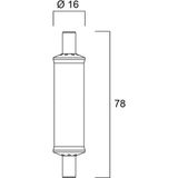 Sylvania - R7S LED Lamp - Staaflamp - 78mm - 4000K - 4.2W