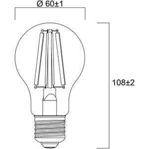 Sylvania - Peervormige Led Lamp - Warm Wit Licht - 840 Lumen - 4W