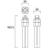 Sylvania - ToLEDo Lynx D - LED PL-Lamp - 4-Pins - 7W - 4000K