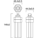 Sylvania - GX24q-3 - LED Lamp - Wit - 16W - 1760 Lumen
