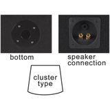 HQ Power VDSG8 luidsprekerbox, zwart, trapeziumvorm, 2 wegen, beschermingsrooster, 8 inch (20,3 cm), 300 W