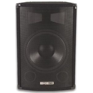 HQ Power VDSG8 luidsprekerbox, zwart, trapeziumvorm, 2 wegen, beschermingsrooster, 8 inch (20,3 cm), 300 W