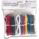 Velleman - Set Montagekabels - 10 Kleuren - 60 m - Meeraderig