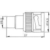 Velleman - CBNC15 - BNC Mannelijk Naar RCA Vrouwelijk Adapter - 10 Stuks