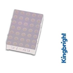 DOT MATRIX DISPLAY 30mm GEMEENSCHAPPELIJKE ANODE SUPERROOD (TA12-11EWA)