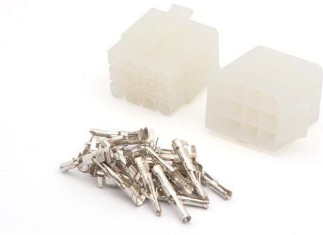 Velleman - Stekker Set - 3 x 4-polig - Fosforbrons - 6,2 mm