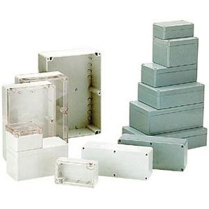 Waterdichte box van ABS - donkergrijs 115 x 90 x 55 mm