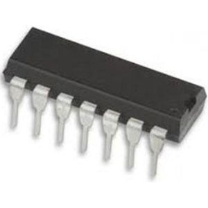 Velleman - CD4025 - TRIPLE 3-INPUT NOR GATE - Zwart - 10 Stuks