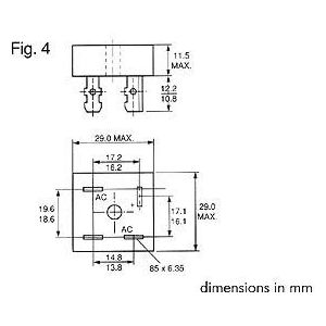 Dek 800V-35A (KBPC3508)