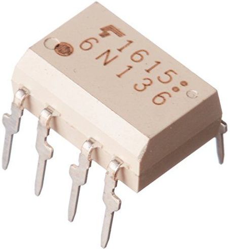 OPTO-ISOLATOR MET TRANSISTORUITGANG Vdc=2500V / CTR=19 (6N136)