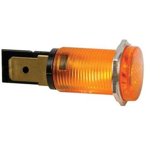 RONDE SIGNAALLAMP 14mm 12V ORANJE