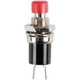 Druktoets Momentary - Rood - Schakelaar - 2 Pin Terminals - 25 x 9 mm