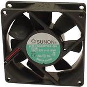 SUNON - BSS12 Ventilator - 12VDC - Glijlager - 80 x 80 x 25mm