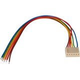 PRINTCONNECTOR - VROUWELIJK - 6 CONTACTEN / 20cm (BTWF6)