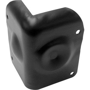 Hoekbescherming, voor luidsprekerkast, 50 x 70 mm x 90°, metaal, zwart