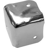 Schutz für Lautsprecher Gehäuse, WEIßMETALL, 38 x 38 mm x 90 - HQ-P