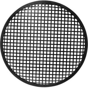 Luidsprekerrooster - Zwart - Metaal - 10 Inch