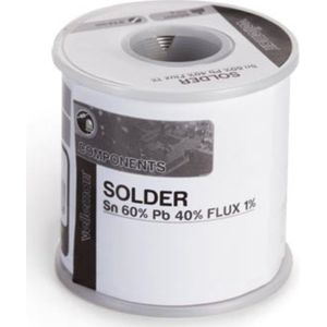 Velleman Soldeer, Sn 60 % Pb 40 %, 1 % flux, 0.8 mm, 500 g, spoel