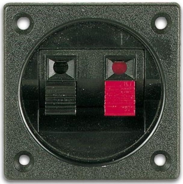 Velleman - Luidspreker Chassis - Zwart - Kunststof - Vierkant