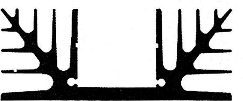 Velleman - Koelelement - 75mm - 2 x TO3 - Thermische Geleider