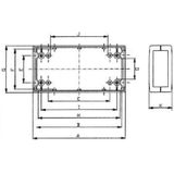 Velleman - G418 - Behuizing - Donkergrijs - Kunststof - 150 x 80 x 60mm