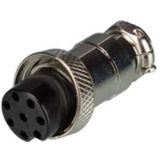 Velleman - Meerpolige Inbouwstekker - Metaal - 8 Soldeeraansluitingen