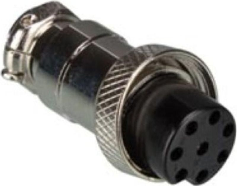 Velleman - Meerpolige Inbouwstekker - Metaal - 8 Soldeeraansluitingen