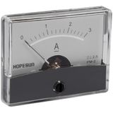 ANALOGE PANEELMETER VOOR DC STROOMMETINGEN 3A DC / 60 x 47mm (AIM603000)