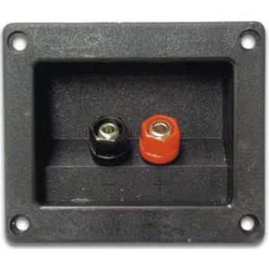 Luidsprekeraansluiting Rechthoekig Vernikkeld