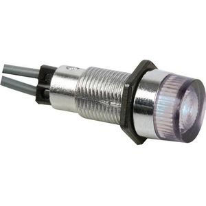 VS-ELECTRONIC - 124013 signaallamp, 13 mm, 12 VDC, helder KRJF012C