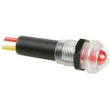 Velleman - 12VTFR - LED Lamp - Rood - Waterbestendig - Zwarte Behuizing