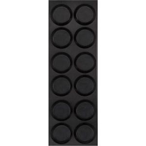 Velleman - Rubberen Voetje - 12 Stuks - Rubber - Bescherming Meubels