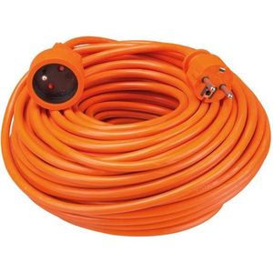 Perel Verlengkabe - H05VV-F 3G1. - 40  - 16 A/230  - 3500  - Type E/ - Voor Binne - Pv - Oranje