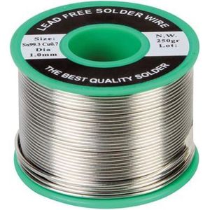 Soldeertin | Weller (Loodvrij, Ø 1 mm, 250 gram)