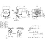Velleman - POTDI - Digitale Potmeter - Zwart - ABS