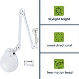 Velleman - Loeplamp - Wit - Spaarlamp 22 W - Vergroting 2.25x