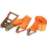Toolland - Spanband - Oranje - Polyester - Max. 1000 kg, 4.5 m x 50 mm, 1 stuk
