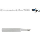Velleman Reserve soldeerpunt 3 mm, afgeschuind, compatibel met Velleman soldeerstation EAN5410329215347, voor fijn en nauwkeurig soldeerwerk