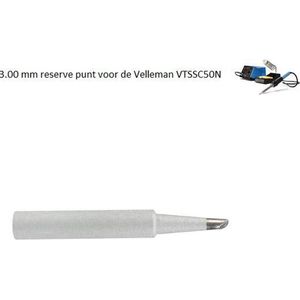 Velleman - Reserve Soldeerpunt - 3 mm - Afgeschuind - Compatibel met Soldeerstation