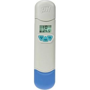 Velleman PH-meter, waterbestendig IP67, dubbele display, temperatuur in °C/°F, data hold, compact