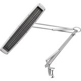 Velleman - Verstelbare Bureaulamp - Klembevestiging - Zwenkarm - Wit - 3x T5 14W