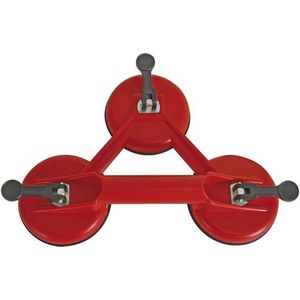 Toolland Tegel-/glasdrager met 3 zuignappen, diameter 115 mm, draagkracht 33-100 kg