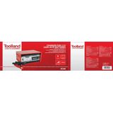Toolland - Acculader - Rood - 12 V - Met Overbelastingsbeveiliging en Ledstatusweergave