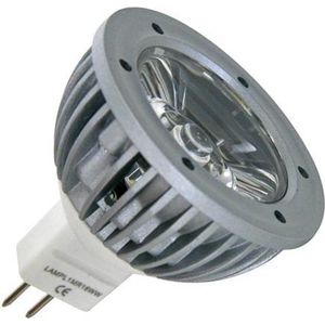 3W Led Lamp - Warmwit (2700K) 12Vac/Dc - Mr16