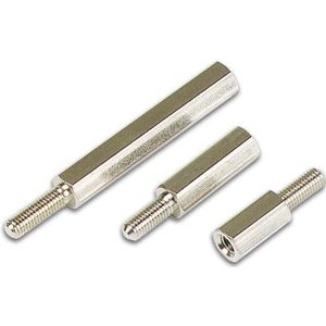 METALEN AFSTANDSBUS 12mm M3 - MANNELIJK / VROUWELIJK