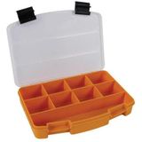 Perel Assortimentsdoo - 9 Vaste Compartimente - Transparant Dekse - Stapelbaa - 194 X 140 X 33 M