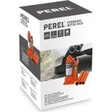 Perel Hydraulische Potkri - Voor Aut - Vrachtwage - Bestelwage - 2 To - Staa - Oranje